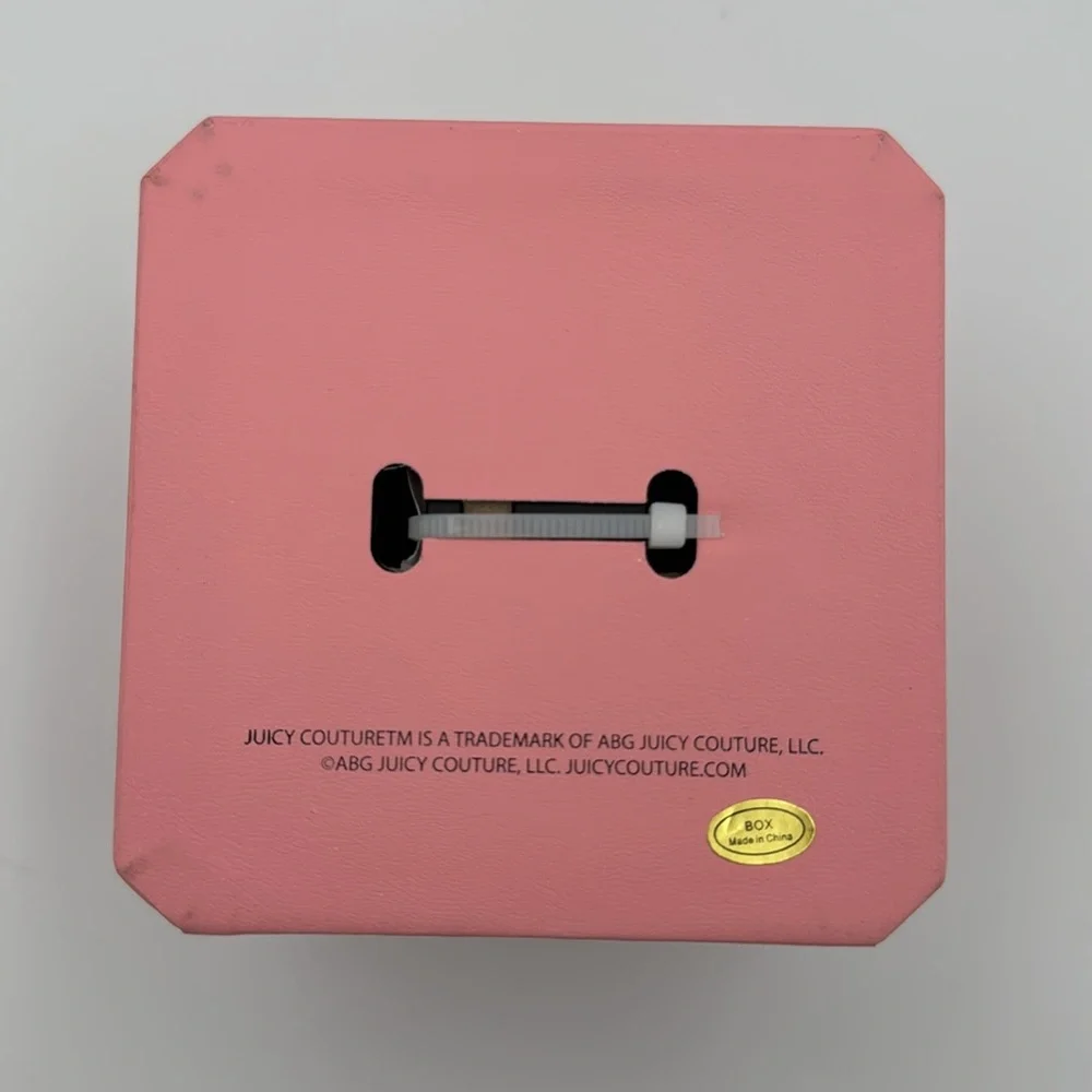 Juicy Couture Pink Watch Crown‎ Charm JC Bling Y2K NIB Rose Gold